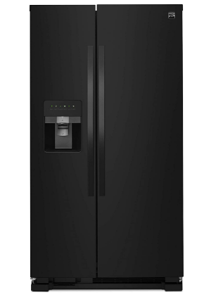 Refrigerator with water and ice dispenser